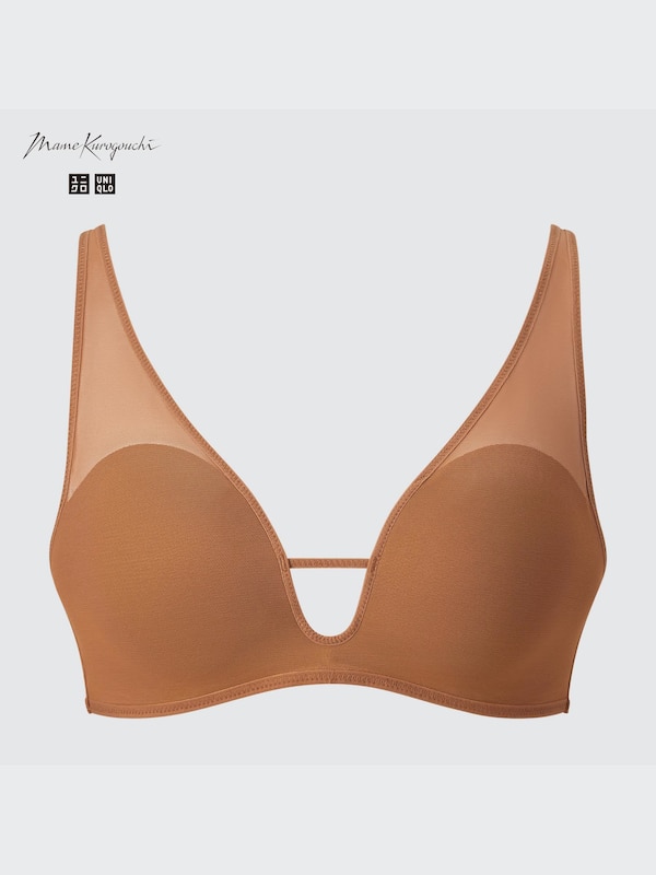 Relaxed Seamless Mesh Wireless Bra (Mame Kurogouchi)