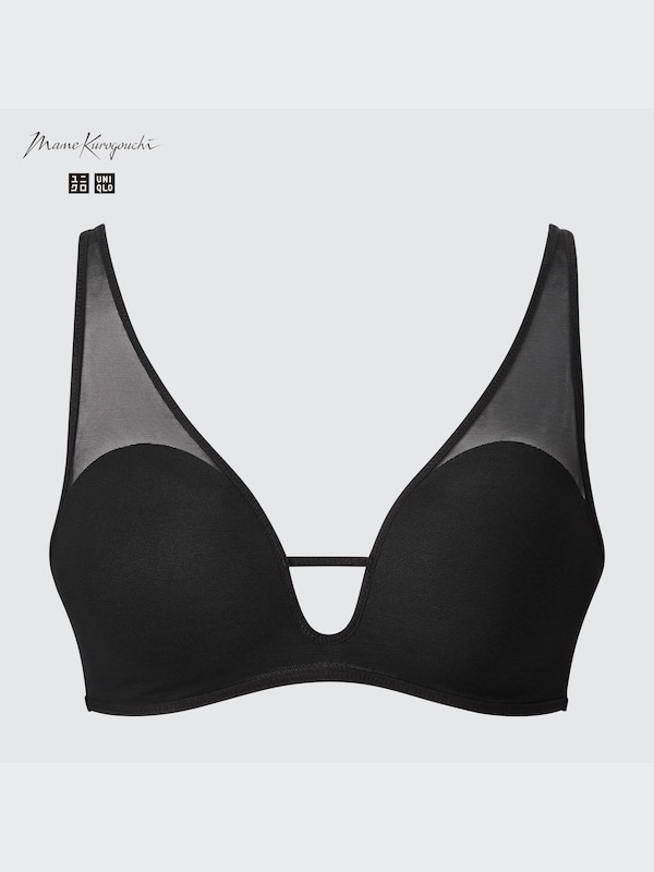 Relaxed Seamless Mesh Wireless Bra (Mame Kurogouchi)
