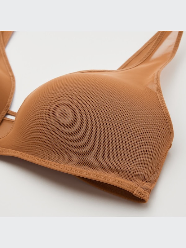 Relaxed Seamless Mesh Wireless Bra (Mame Kurogouchi)