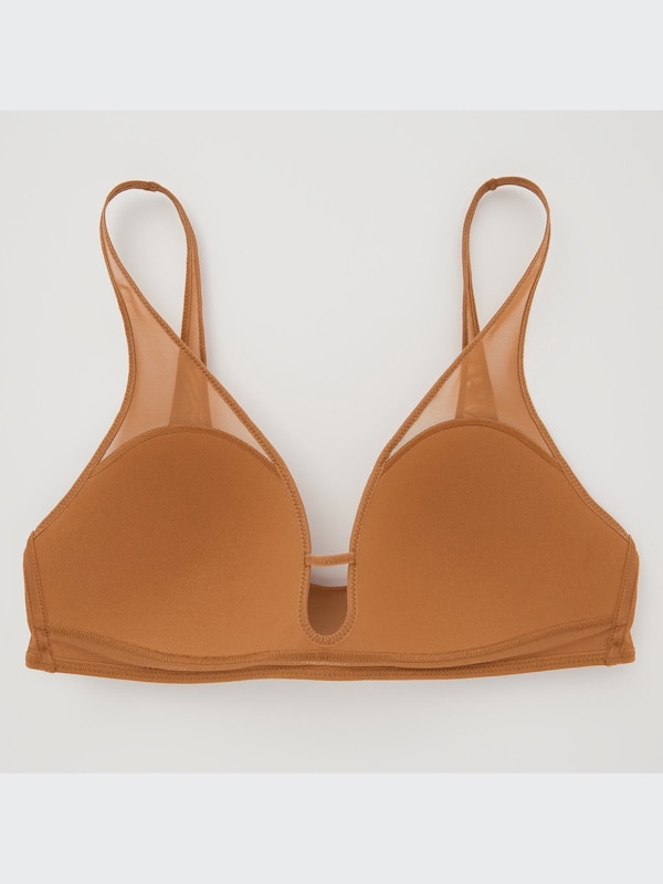Relaxed Seamless Mesh Wireless Bra (Mame Kurogouchi)