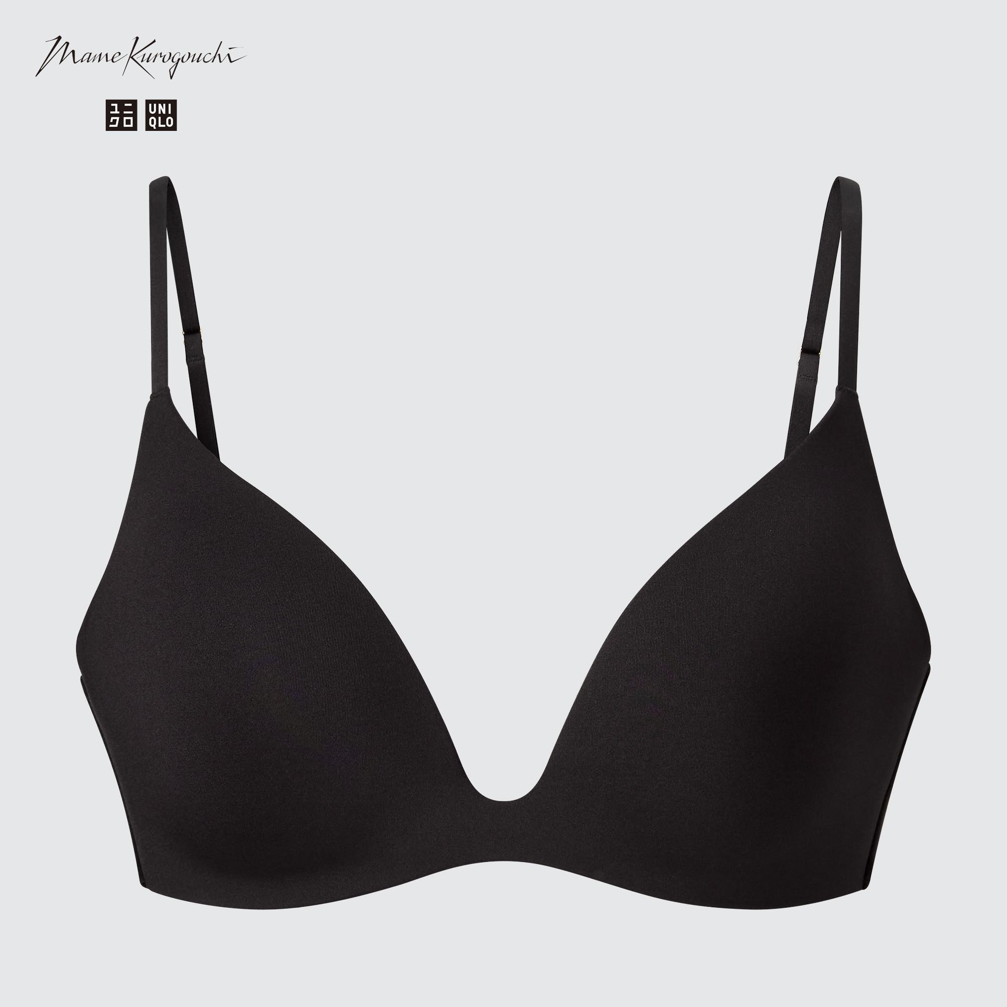 UNIQLO HEATTECH Silk Blend Ribbed Bra T-Shirt (Mame Kurogouchi) | StyleHint