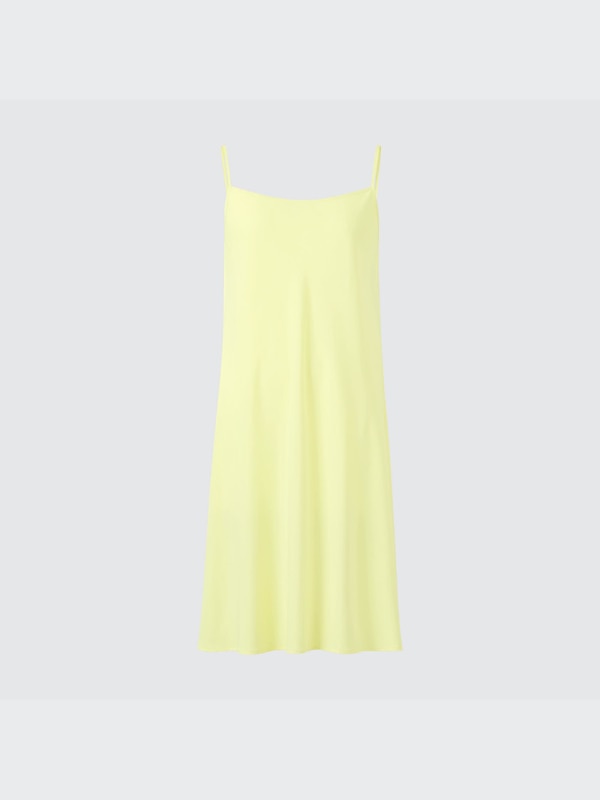 Textured Cotton Volume Sleeve Dress (Hana Tajima)