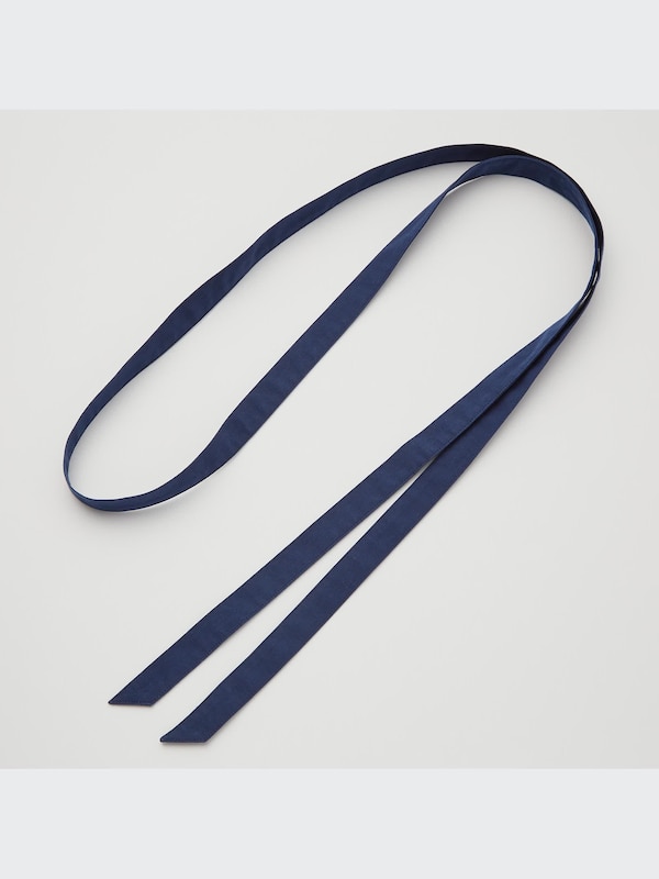 Cotton Dobby Belted Short-Sleeve Dress (Hana Tajima)