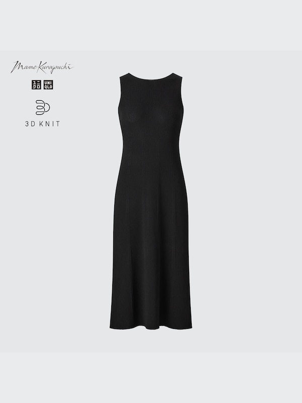 3D Knit Ribbed Sleeveless Dress (Mame Kurogouchi)