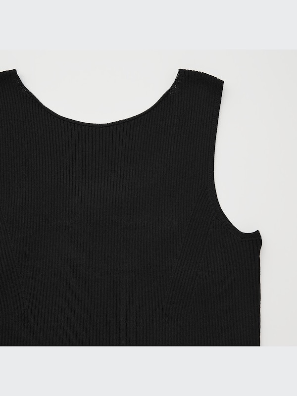 3D Knit Ribbed Sleeveless Dress (Mame Kurogouchi)