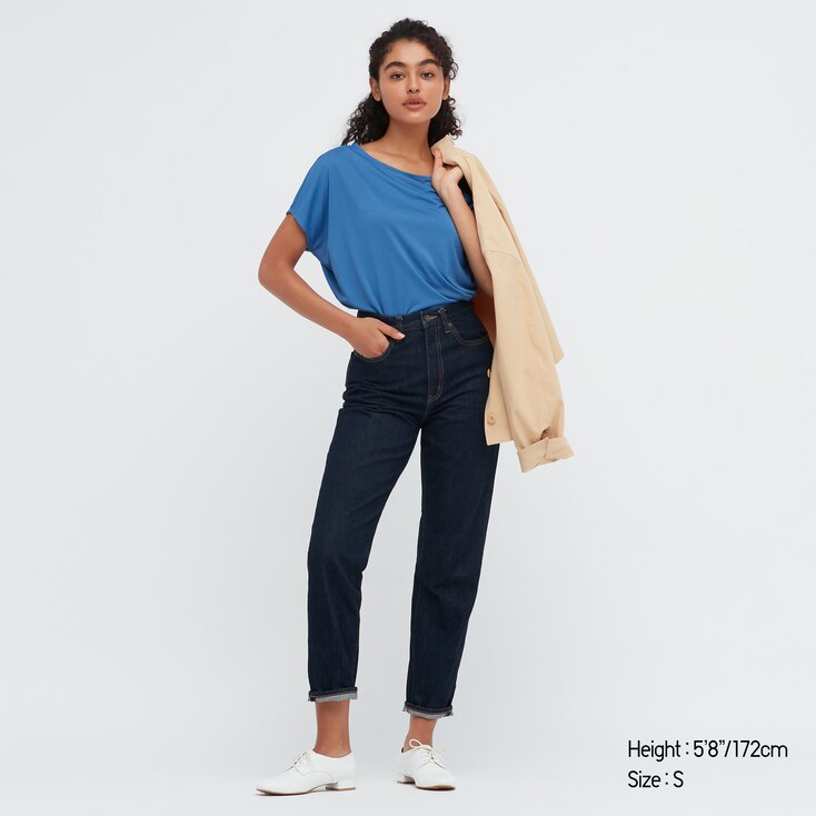 uniqlo women baggy jeans