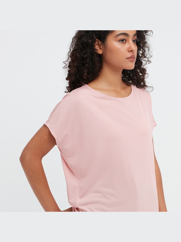 DRAPE CREW NECK SHORT SLEEVE T-SHIRT