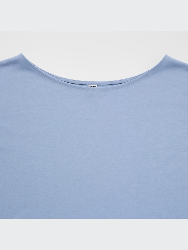 DRAPE CREW NECK SHORT SLEEVE T-SHIRT