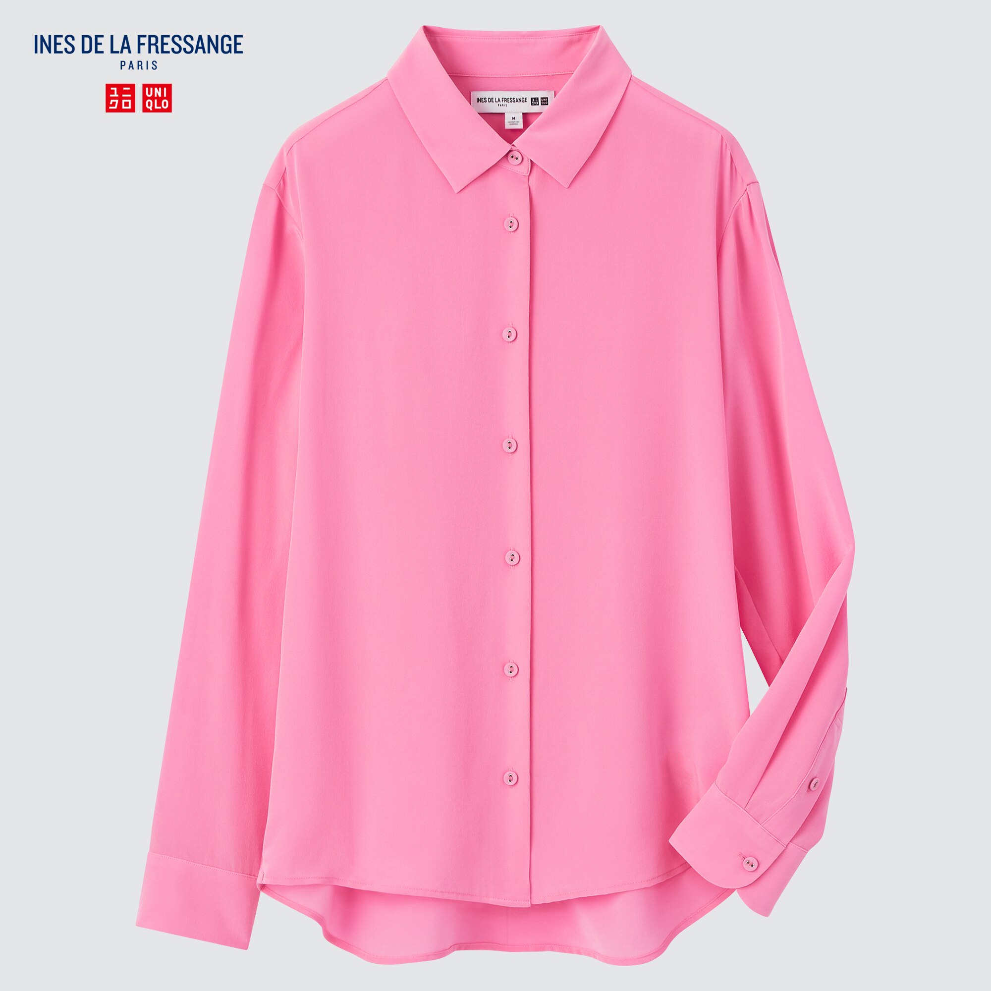 uniqlo silk blouse