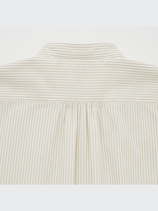 U Striped Shirt Long-Sleeve Dress