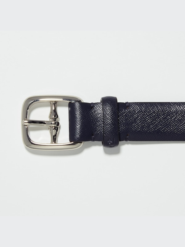 +J Leather Buckle Belt