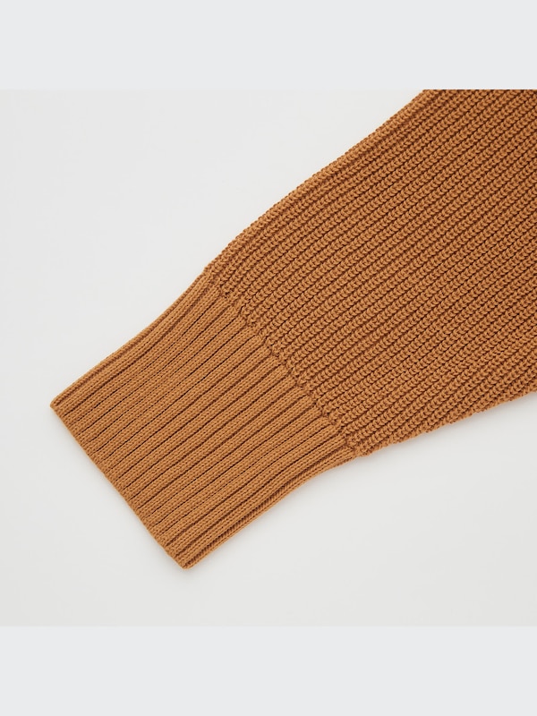 UNIQLO U HIGH TWISTED COTTON BOAT NECK SWEATER