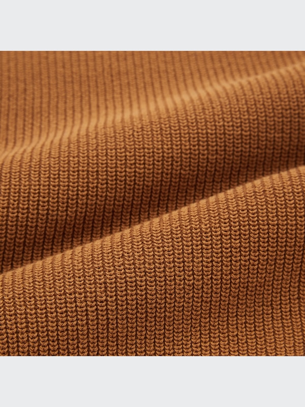 UNIQLO U HIGH TWISTED COTTON BOAT NECK SWEATER