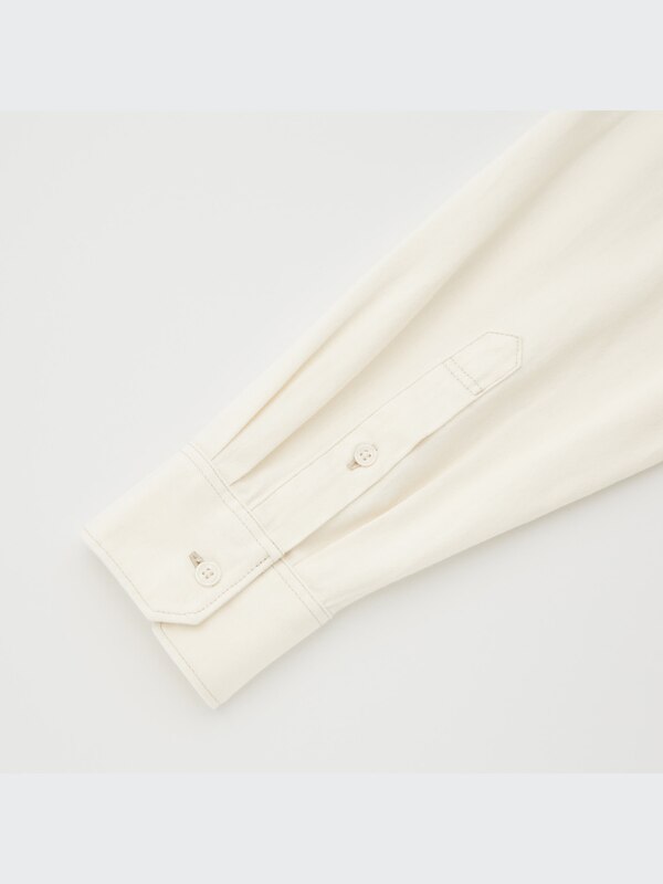 U Double Pocket Oversized Long-Sleeve Shirt