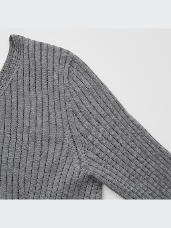 Mame Kurogouchi 3D Knit Ribbed Long Long-Sleeve Cardigan