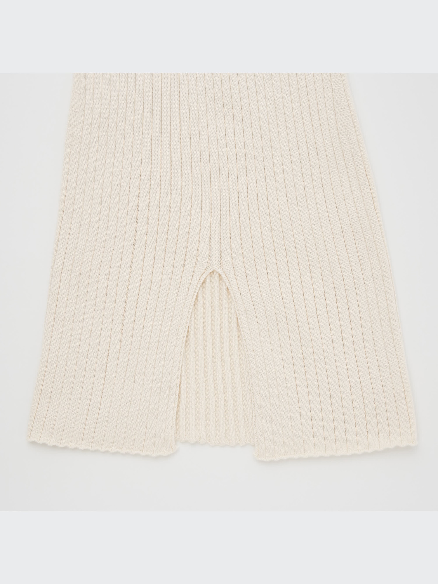 Mame Kurogouchi 3D Knit Ribbed Front Slit Pants | UNIQLO US