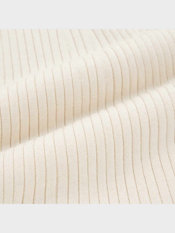 MAME KUROGOUCHI 3D KNIT RIBBED FRONT SLIT LONG PANTS