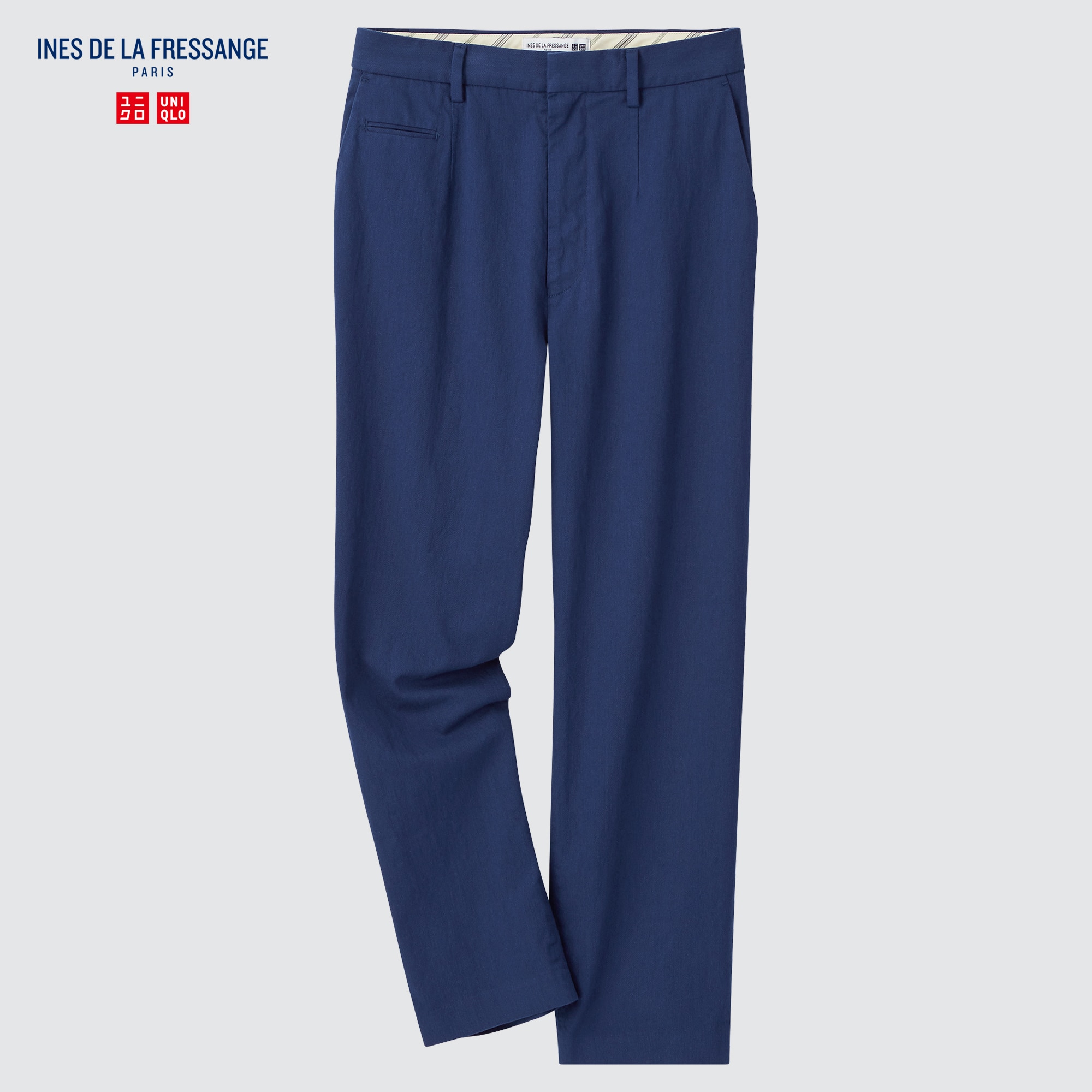 uniqlo tucked tapered trousers