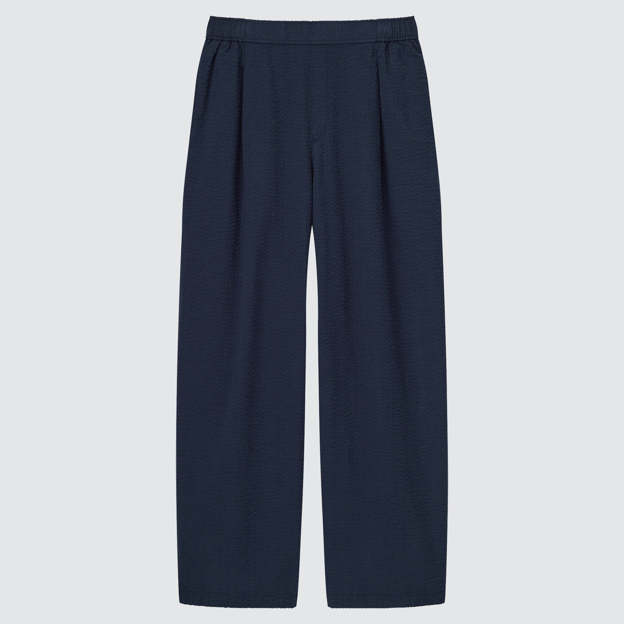 Women Seersucker Easy Trousers | UNIQLO