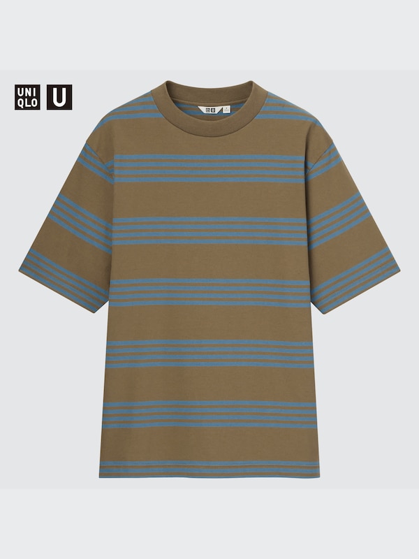 UNIQLO U STRIPED SHORT SLEEVE T-SHIRT