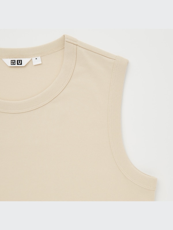 U AIRism Cotton Sleeveless T-Shirt