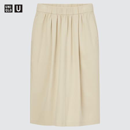 Women Uniqlo U Jersey Midi Skirt