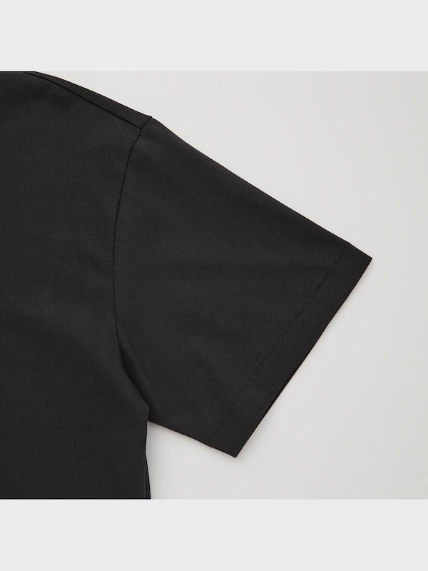 AIRism Cotton Mock Neck Short-Sleeve T-Shirt (Theory)