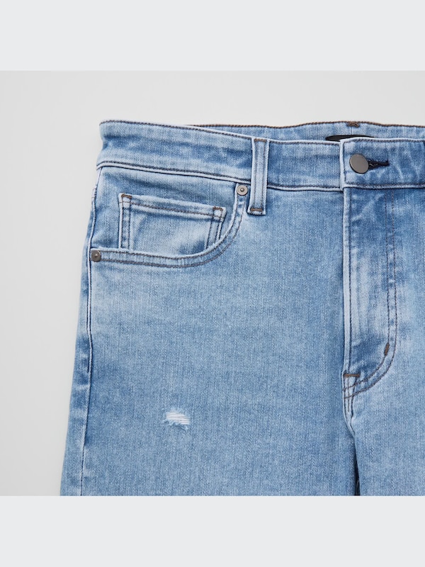 Distressed Ultra Stretch Skinny-Fit Jeans
