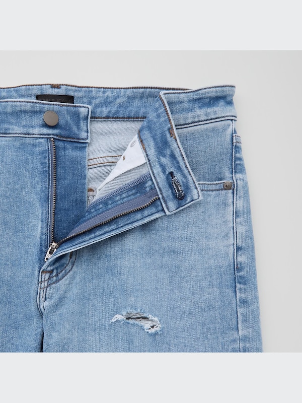 Distressed Ultra Stretch Skinny-Fit Jeans