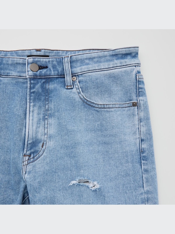 Distressed Ultra Stretch Skinny-Fit Jeans