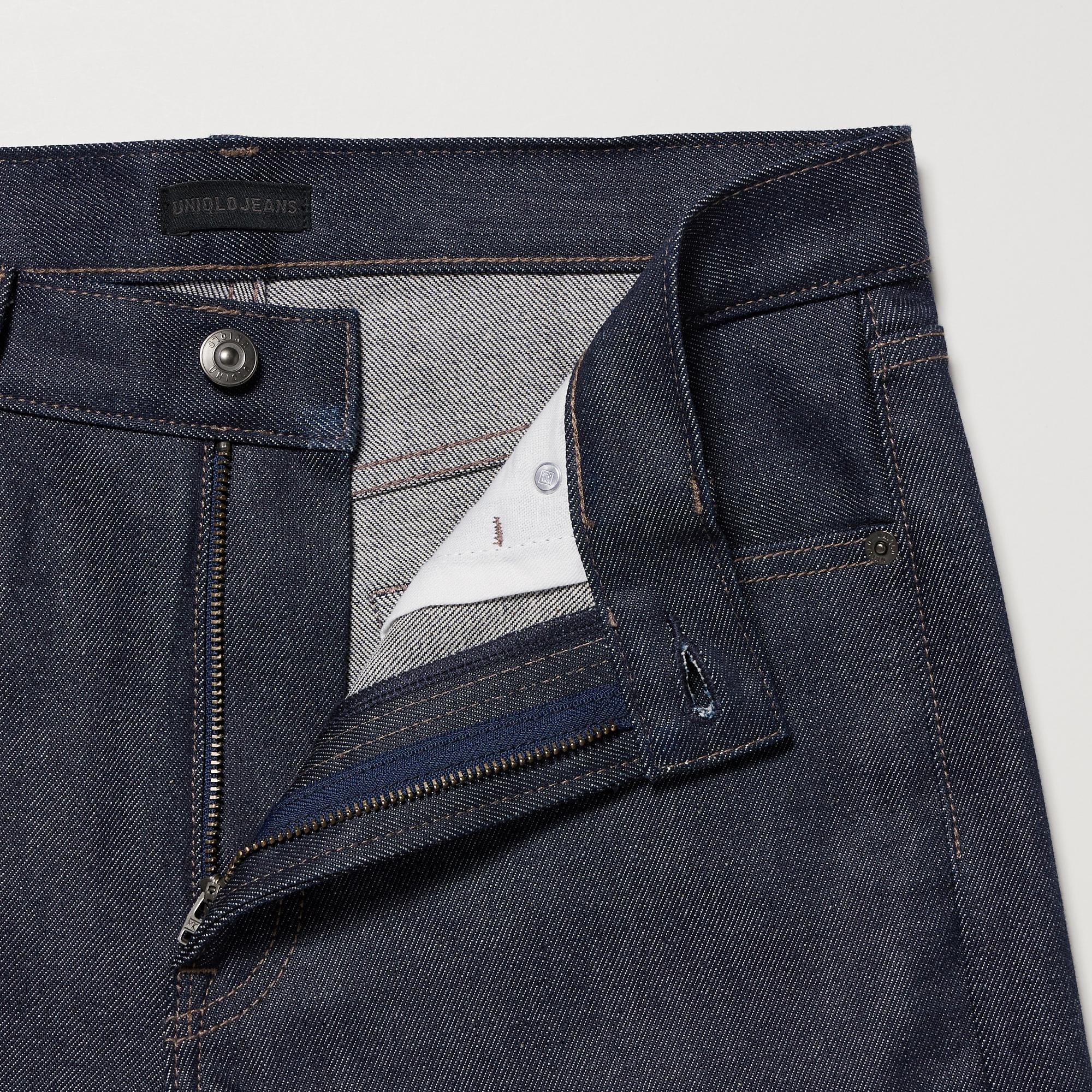 Selvedge Stretch Slim Fit Jeans | UNIQLO GB