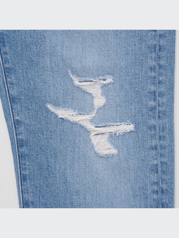 Distressed Slim-Fit Jeans
