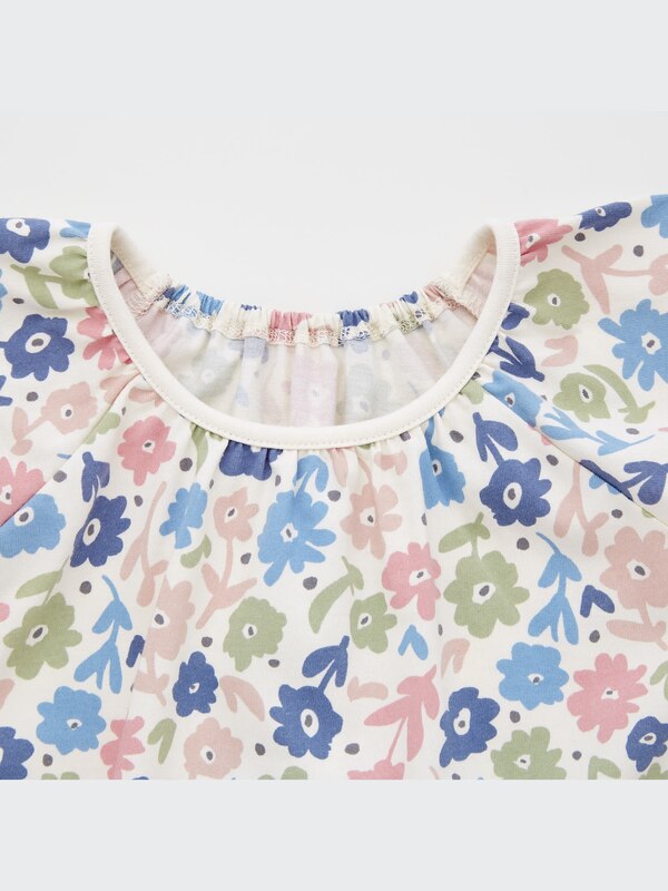 AIRism Cotton Frilled Short-Sleeve T-Shirt