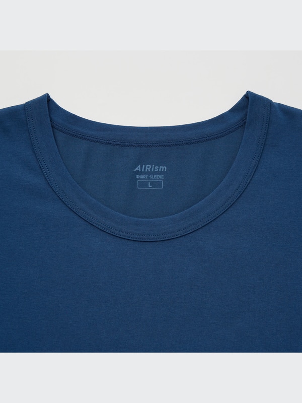 AIRism Cotton Crew Neck Short-Sleeve T-Shirt