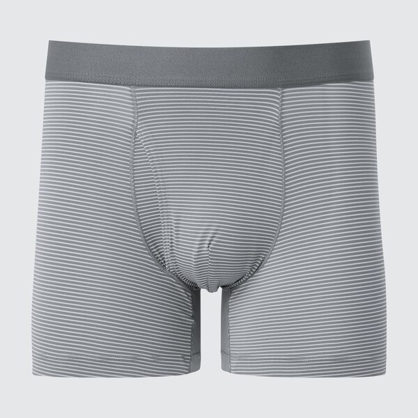 AIRism Micro Mesh Striped Boxer Briefs | UNIQLO US