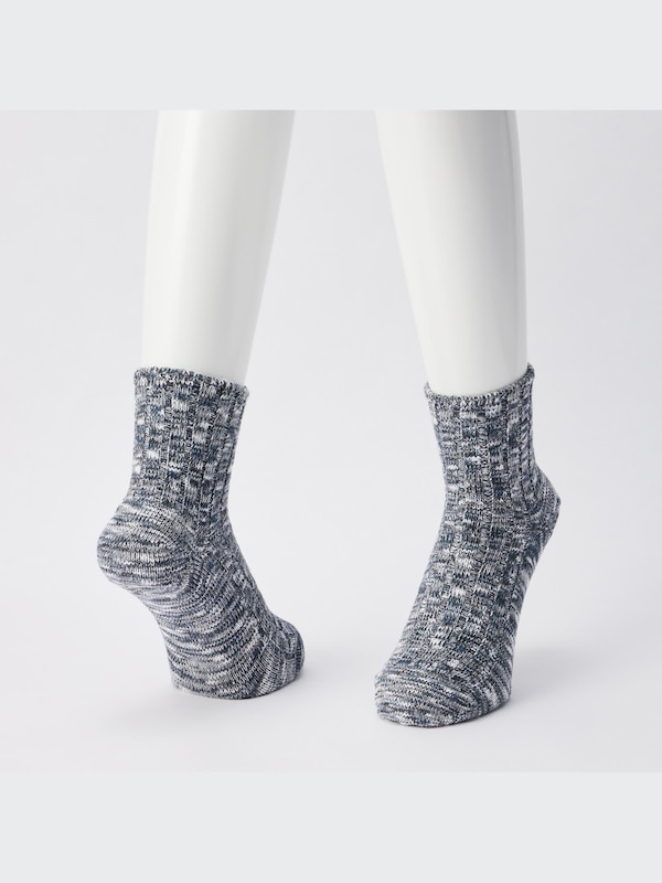 Slub Half Socks