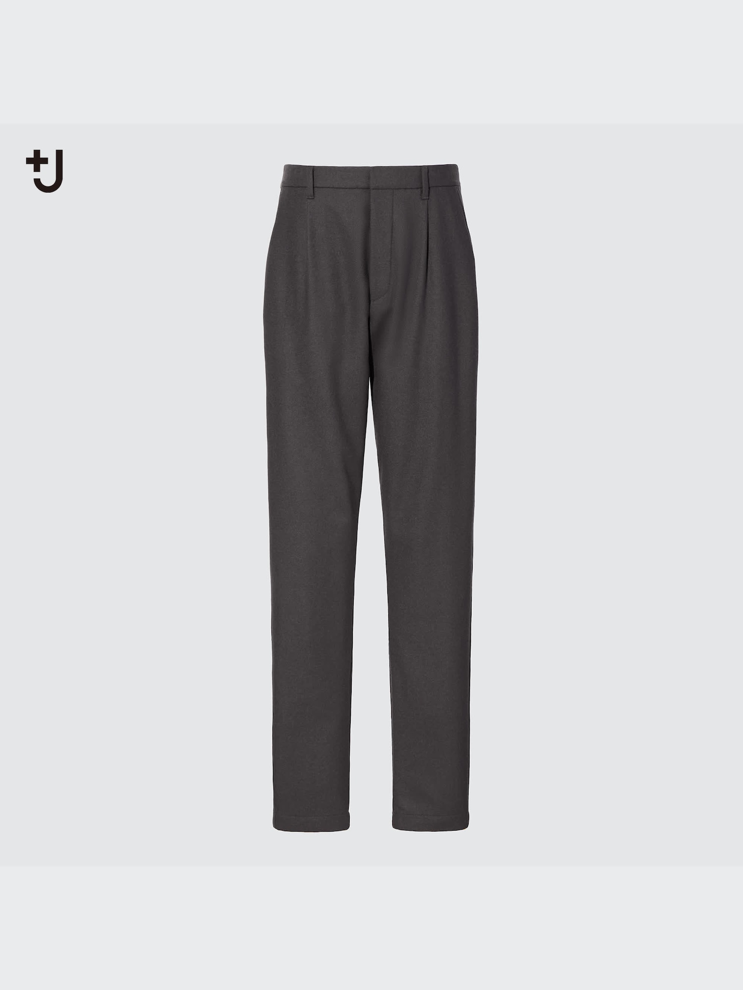 J Wool Blend Tucked Tapered Pants | UNIQLO US