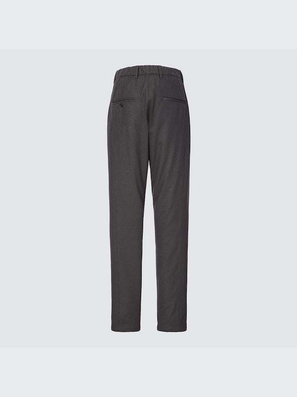 +J Wool Blend Tucked Tapered Pants