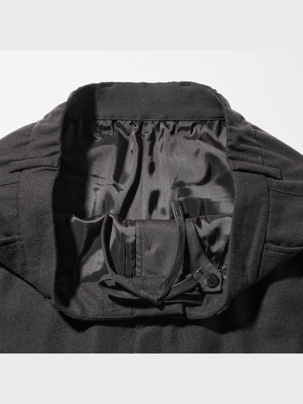 +J Wool Blend Tucked Tapered Pants