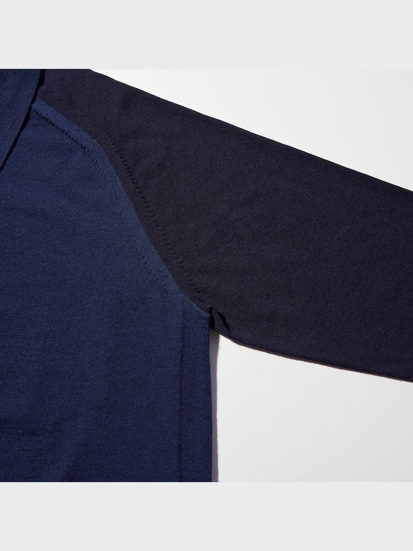 +J Merino Blend Knitted Long-Sleeve Polo Shirt