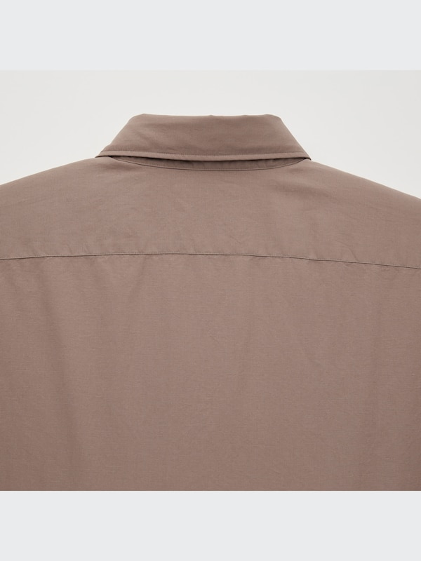 U Cotton-Linen Long-Sleeve Shirt