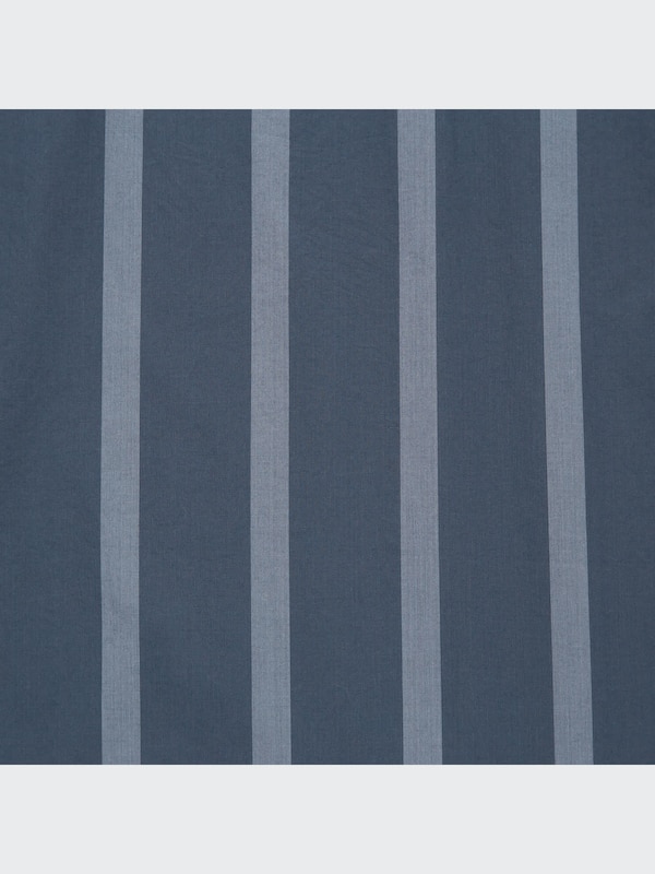 U OVERSIZED STRIPED HALF SLEEVE SHIRT