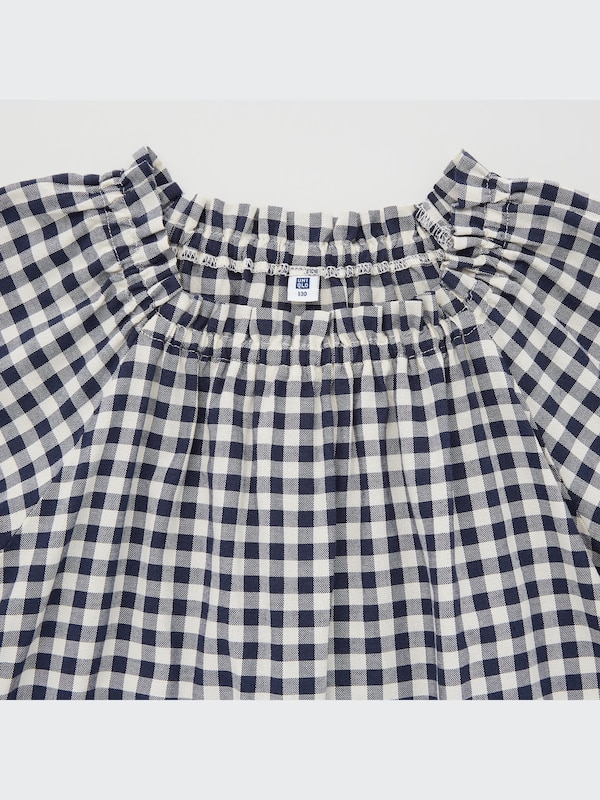 Gingham Short-Sleeve Dress