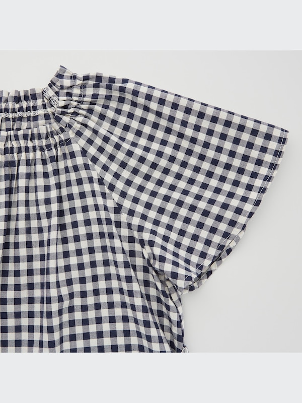 Gingham Short-Sleeve Dress