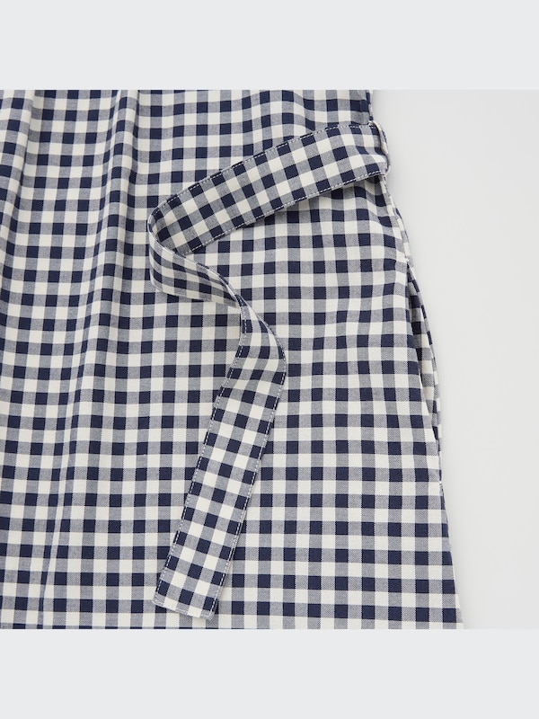 Gingham Short-Sleeve Dress
