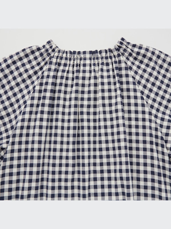 Gingham Short-Sleeve Dress
