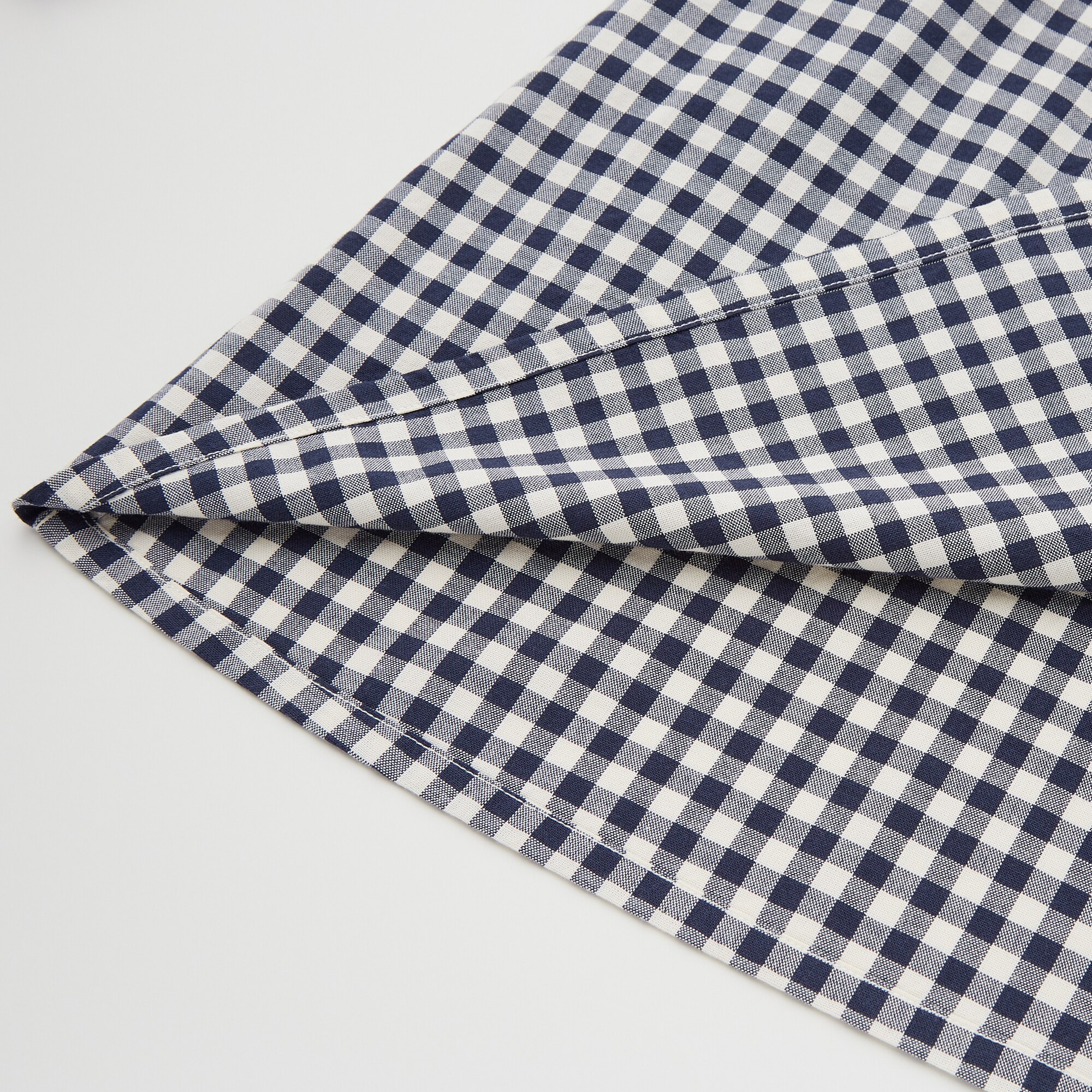 GINGHAM CHECKED SHORT SLEEVE DRESS