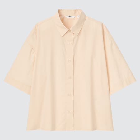 Women Cotton Half Sleeved Shirt