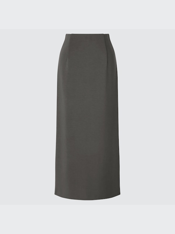 STRETCH DOUBLE FACE NARROW SKIRT