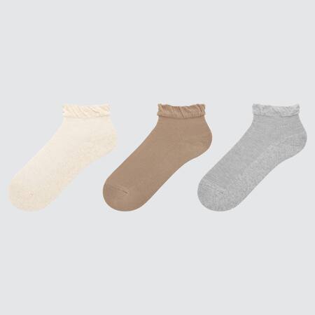 Mesh Relax Ankle Socks (Three Pairs)